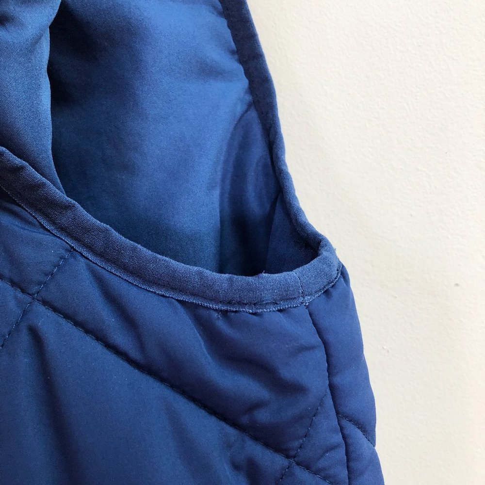 J. CREW Blue Quilted Full-Zip Puffer Vest G7520 Size M - Picture 6 of 12